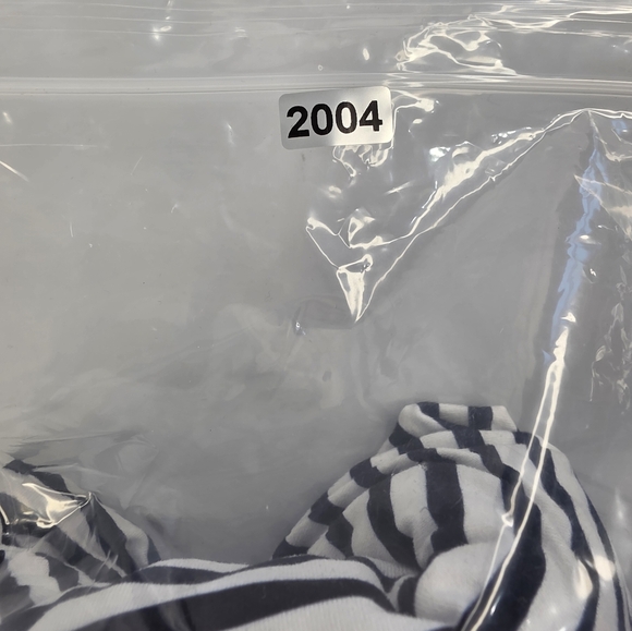 Ekouaer XL Striped Black White Breastfeeding Friendly Dress BM-2004 - Picture 9 of 9